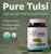 USDA Organic Holy Basil Supplement 500mg 25:1 Extract 1 Capsule Per Serving