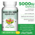 Maxi Health Vitamin D3 5000 IU Softgels - 125 mcg D3 Vitamin 5000 IU - Vitamin D 5000 IU for Healthy Bones & Teeth - Dietary Vitamins Supplements for Immune Support - (180 Count)