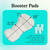 Because Overnight Booster Pads Fit All Adult Diapers, Helps Keep Your Adult Diaper Active All Night, Adds 4 Cups to Incontinence Underwear, Extra Absorbency, 45 Count