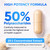 USDA Organic Lion's Mane, 50% Polysaccharides, 300ct | Focus | Brain Health