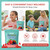 Novali Zeolite Kids Detox Gummies 9 in 1, Mixed Berry Flavor with Vitamin C, Vitamin D3, B12 for Energy, Focus, Digestive, Immune, Antioxidant, 60 Gummies