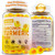 Turmeric Curcumin Filled Gummies 550mg w/Ginger & Black Pepper,Sugar Free