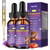 Magnesium Saffron Liquid Drops for Kids, Magnesium Glycinate Liquid with Saffron, L-Theanine, Vitamin B & C for Nerve, Sleep, Muscle, Calm & Relaxation, Sugar-Free,Strawberry Flavor, 4 Fl Oz