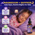 Magnesium Saffron Liquid Drops for Kids, Magnesium Glycinate Liquid with Saffron, L-Theanine, Vitamin B & C for Nerve, Sleep, Muscle, Calm & Relaxation, Sugar-Free,Strawberry Flavor, 4 Fl Oz