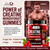 Creatine Monohydrate Gummies 5000mg, 120 Count Sugar Free Raspberry Creatine Gummies for Men & Women Vegan Creatine Supplement with Turmeric & Black Pepper for Muscle Strength, Energy & Endurance