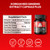 Korean Red Ginseng Extract Capsule Plus - All-in-One Vegan Supplements - Energy Boost & Immune Support, Caffeine Free & Non-GMO (600mg, 30 Capsules)