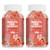 Vikaywoo Probiotic Fiber Gummies for Adults, No Sugar Added Strawberry Flavor– 2 Billion CFUs –Vitamin C,Vitamin D–Digestive Health & Regularity Support(120 Count)