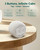 Babelio Portable White Noise Machine + Travel Case in Grey, for Adults Kids Baby