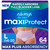 Always Discreet MaxiProtect Adult Diapers for Women, Incontinence Underwear, Scented, Postpartum Essentials, Bladder Leak Protection, Disposable Briefs, Maximum Plus Absorbency, Size L, 64 Count
