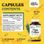 Wild & Organic Pine Pollen Capsules 1000 mg - Men's Support - 90 Count