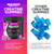 Bounce Pro Creatine Monohydrate Gummies for Men & Women, Low Calorie, 6G of Creatine per Serving, Vegan, Anti-Melting, Gluten-Free, Non-GMO, 2g of Creatine per Gummy (30ct, Berry Snow Cone)