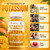 Potassium Gummies for Adults & Kids, Mango Flavor, 120 Count