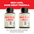 Asian Ginseng and Ginkgo Biloba Supplements – Panax Ginseng Extract 700mg + Ginko Biloba 720mg – Nootropic Brain Supplement for Memory, Focus & Sustained Energy – 60 Easy-to-Swallow Capsules