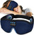 LC-dolida Sleep Headphones, Sleep Mask Bluetooth Wireless Music Eye Mask, Sleeping Headphones for Side Sleepers Sleep Mask with Bluetooth Headphones Ultra-Thin Stereo Speakers Perfect for Sleeping