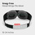 Manta Original Sleep Mask - Maximum Blackout Sleep Mask for Deep Sleep, Adjustable with Detachable Eye Cups, Zero Eye Pressure for Back & Belly Sleepers, Ideal for Travel, Shift Work & Daytime Sleep