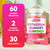 Potassium Gummies, Potassium Chloride for Adults, Sugar-Free Potassium Supplement Gummies Support Electrolyte Balance for Women & Men, Raspberry Flavor, 60 Count