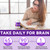 Brain Supplements for Memory and Focus, 11 in 1 Brain Supplement with NAC, B12, L-Theanine, Bacopa Monnieri & More - for Brain, Cognitive, Mental Clarity & Concentration - Vegan, 30 Caps(30 Servings)