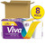 Viva Signature Cloth Paper Towels, 8 Family Triple, 141 Sheets per Roll