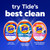 Tide Odor Defense + Oxi Laundry Detergent Pacs, Original Scent, 63 Count, Advanced Odor + Stain Fighter
