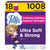 Puffs Facial Tissue Ultra Soft Non-Lotion, 18 Cube Boxes, 56 Facial Tissues per Box, Allergies and Colds (Packaging May Vary)