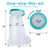CIVJET Cast Covers for Shower Leg, Waterproof Cast Cover for Showering, Cast Protector for Shower Leg Adult, Shower Boots for Foot after Surgery, Knee, Ankle, Foot (Diameter - 9.8") Extra Large