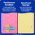 Scrub Daddy Scrub Mommy Kitchen Sponges for Dishes & Wiping Spills - Dual-Sided Dish Scrubber Sponge for Cleaning - Multi-Colored Bulk Pack - Stain & Odor Resistant (9 Count)