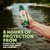 OFF! Deep Woods Insect Repellent Aerosol, Dry, Non-Greasy Formula, Bug Spray with Long Lasting Protection from Mosquitoes and Ticks, 4 Oz, (Pack of 4)