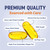 Triple Strength Omega 3 Fish Oil 3600 mg, EPA & DHA, Over 2100mg Omega-3