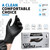 ForPro Disposable Nitrile Gloves, Chemical Resistant, Powder-Free, Latex-Free, Non-Sterile, Food Safe, 4 Mil, Black, Large, 1000-Count