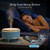 500ML Large Capacity Essential Oil Diffuser, Ultrasonic Aromatherapy Diffuser with 7 Color LED Lights with Remote Control, Cool Mist Humidifier, Timed Mist, Auto Shut-Off (Blue)