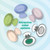 Steripod Clip-on Toothbrush Protector, Green/Silver, 2 Count (Pack of 12)