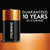 Duracell Coppertop C Batteries, 10 Count, 10-Year Shelf Life, Long-lasting