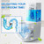Vacplus Toilet Bowl Cleaner Tablets, 30 Pack, Auto Cleaning, Long-Lasting
