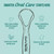 GuruNanda Stainless Steel Tongue Scraper (Pack of 12), Fight Bad Breath, Medical Grade 100% Stainless Steel Tongue Cleaner, Tongue Scraper for Adults and Kids, Great for Oral Care, Travel Friendly