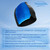 TheraICE Migraine Relief Cap, Headache Hat, Ice Pack (Junior Blue, X-Small)
