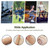 4" Self Adhesive Bandage Wraps, 24pcs Vet Wraps, Skin Color, 5 Yard Self Adherent Wraps for Sports, Wrist, Ankle and Swelling