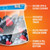 Hefty Slider 1 Gallon Freezer Bags, Gallon Slider Bags for Freezer, Holds Raw Meat, Soups, Prepped Fruits and Veggies, and More, Writable Label, Secure Zip_and Click Closure 56 Count (Pack of 4)