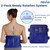REVIX Reusable Ice Pack for Back Relief, Soft Plush Lining Gel Cold Packs for Lower Back, Shin, Knee, Hip, Arm, Flexible Cold Compress, 16 × 9 ", 2 Packs