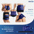 REVIX Reusable Ice Pack for Back Relief, Soft Plush Lining Gel Cold Packs for Lower Back, Shin, Knee, Hip, Arm, Flexible Cold Compress, 16 × 9 ", 2 Packs