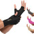 Copper Compression Arthritis Gloves | Fingerless Arthritis Carpal Tunnel Pain Relief Gloves For Men & Women | Hand Support Wrist Brace For Rheumatoid, Tendonitis, Swelling, Crocheting, Typing (M)