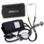 Santamedical Aneroid Sphygmomanometer - Bp Cuff with Stethoscope - Black