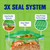 Ziploc Storage Bags Variety Pack, 190ct Total, 42ct Storage Gallon and 48ct Storage Quart, 50ct Sandwich and 50ct Snack