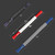 MZDXJ Muscle Roller Massage Roller Stick- Deep Tissue Fascia Blaster for Myofascial Pain Relief, Lymphatic Drainage & Body Sculpting, Handheld Physical Therapy & Recovery Tool ​(Red White inch)