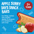 Earth's Best Organic Sunny Days Snack Bars for Toddlers 2 Years Old and Up, Apple Flavored with Other Natural Flavors, 7 ct (Pack of 6)