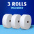 Charmin Toilet Paper Ultra Soft, 3 Forever Rolls Refill Rolls, 2-ply Bath Tissue, 3 Rolls