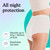 Because Overnight Absorbency Pull Ups - Adult Disposable Incontinence Underwear, Extra Absorbent Nighttime Briefs for Men and Women, White, Small/Medium, 20 Count