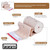 Premium Elastic Bandage Wrap (3” Wide, 50 Pack) - Nexskin Latex Free Athletic/Medical Compression Bandages Hook & Loop Fasteners at Both Ends - Lifetime Washable & Reusable Bandages