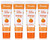 Himalaya Botanique Kids Toothpaste with Xylitol, Orange Flavor, 4 oz 4 Pack