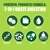 Green Gobbler Septic Tank Treatment Packets, 12 Month Supply - Powerful Natural Bacterial & Enzymes to Prevent Costly Septic Issues, Back-Ups, Foul Odor