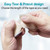 Dimora Silicone Tape 3 Rolls - Hypoallergenic Medical Tape for Sensitive Skin, Pain-Free Removal First Aid Tapes with Easy Tear Precut, Waterproof Surgical Tape,1.6in x 177in